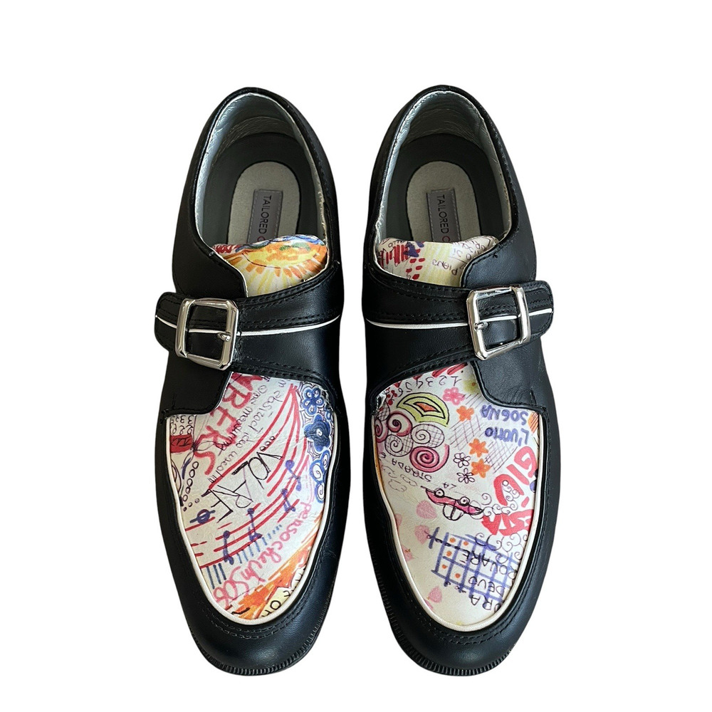 FOOTJOY TC Women's Size 6.5M Black Multicolor Leather Graffiti Oxford Golf Shoes - Picture 10 of 10